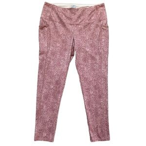 Chico’s Zenergy Fabulously Slimming Python Pocket Leggings Women’s Sz 3 (XL-16)